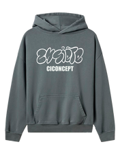 Cargar imagen en el visor de la galería, 24SIETEBRAND X CI STORE  HOODIE GREY
