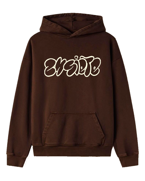 SUPPORT YOUR LOCALS HOODIE BROWN