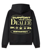 Cargar imagen en el visor de la galería, DEALER HOODIE BLACK
